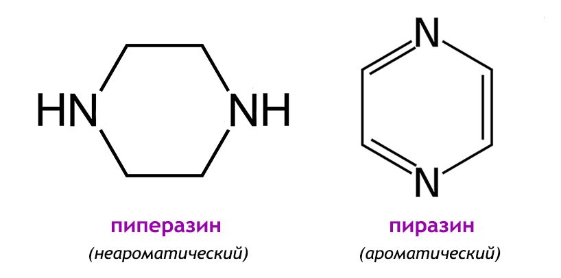 Пиперазин схема приема